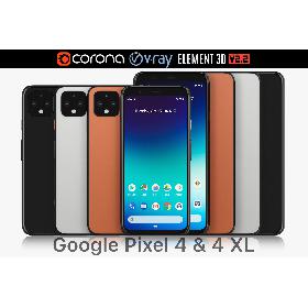 3D Google Pixel 4 and 4 XL